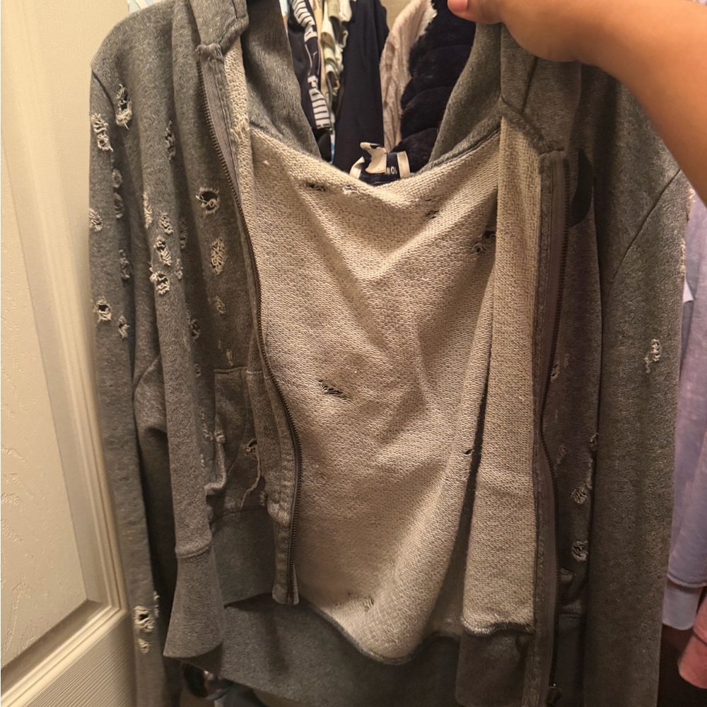 True Religion Charcoal Hoodie